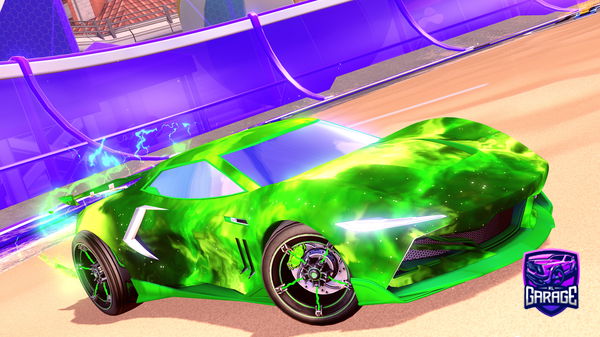 A Rocket League car design from erooogbj