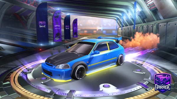 A Rocket League car design from Wixuzer