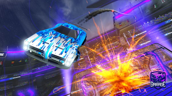 A Rocket League car design from ctete