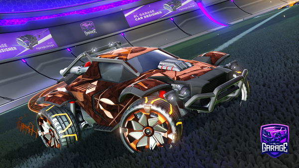 A Rocket League car design from car0