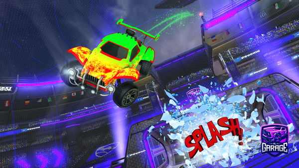 A Rocket League car design from Sub_to_CloudRL_on_youtube