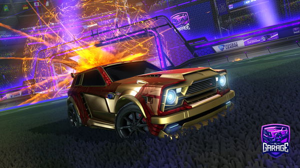 A Rocket League car design from wlh15b