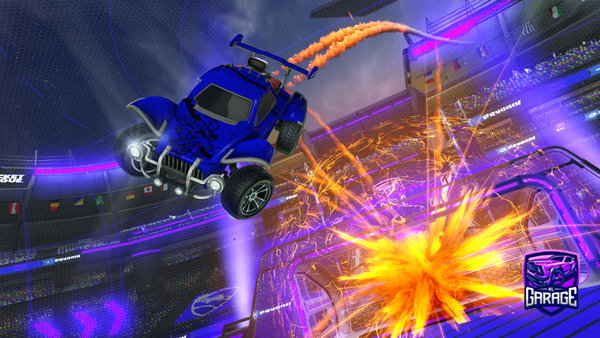 A Rocket League car design from P03sB0i
