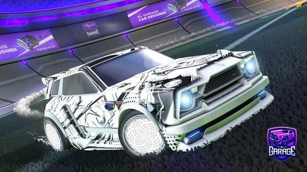 A Rocket League car design from PandaRLOnTT