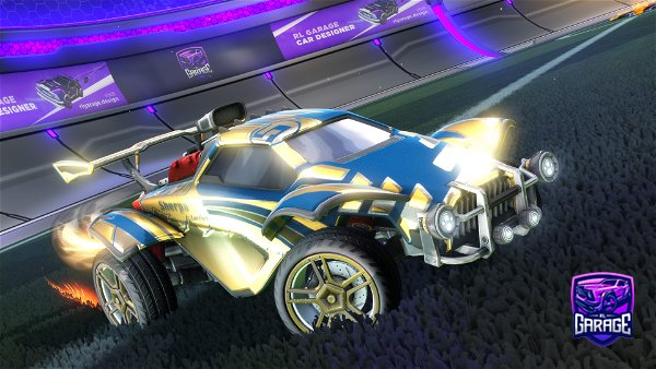 A Rocket League car design from Soled_by_miguel