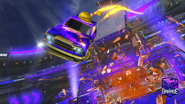 A Rocket League car design from Th8207