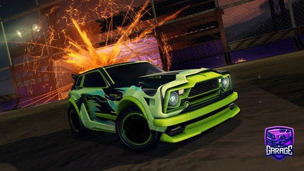A Rocket League car design from Mat__321