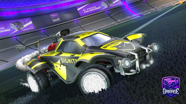 A Rocket League car design from Kartka123