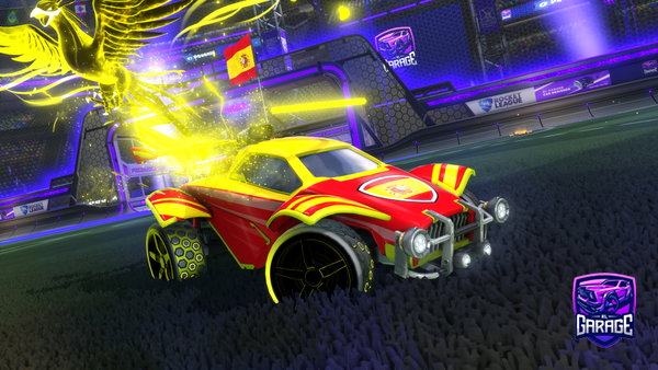 A Rocket League car design from PHXmaritokakeito