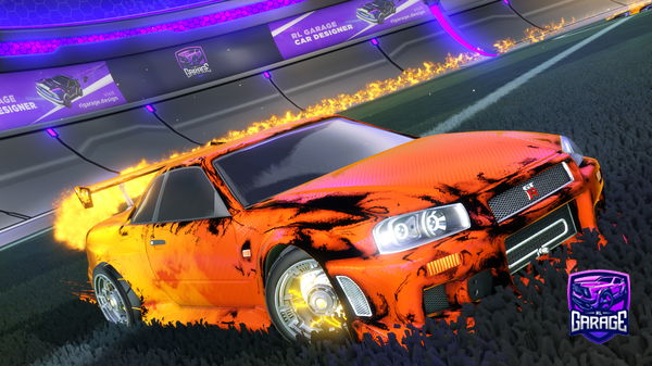 A Rocket League car design from Bigbrain1451