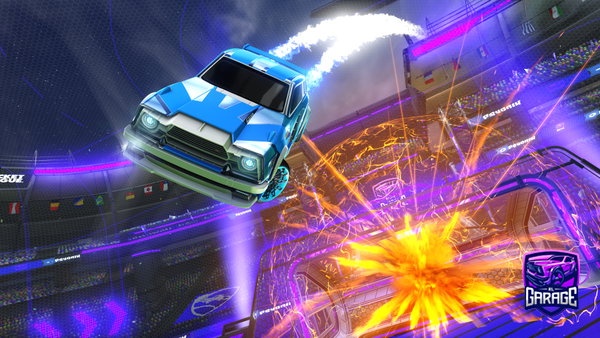 A Rocket League car design from Rotebaeume