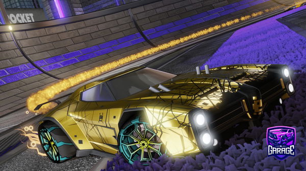 A Rocket League car design from SpeckySpectrum