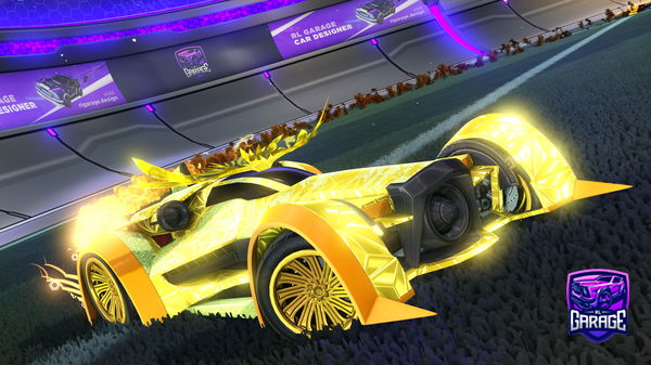 A Rocket League car design from TopBinner