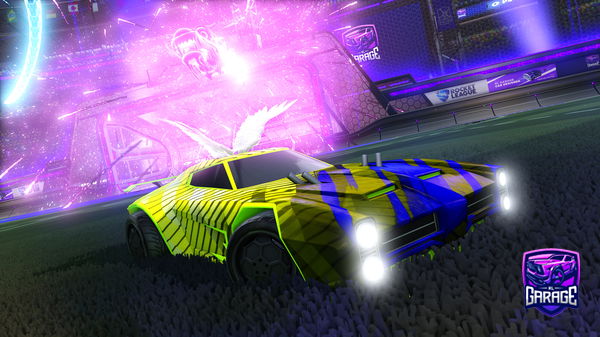 A Rocket League car design from ManLikeLen