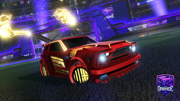 A Rocket League car design from Noss_D3WX