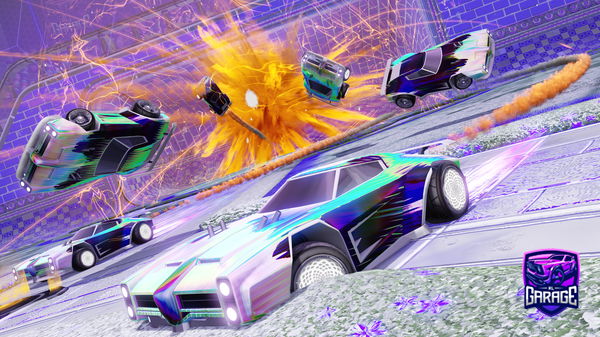 A Rocket League car design from DrRadium