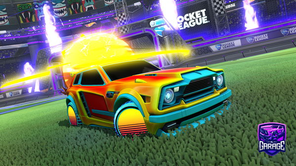 A Rocket League car design from ExTa7z