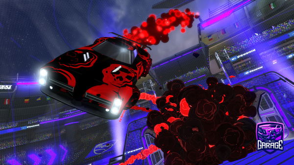 A Rocket League car design from naroukashi_2eC