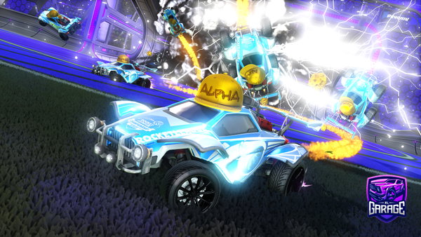 A Rocket League car design from Jacobwaza