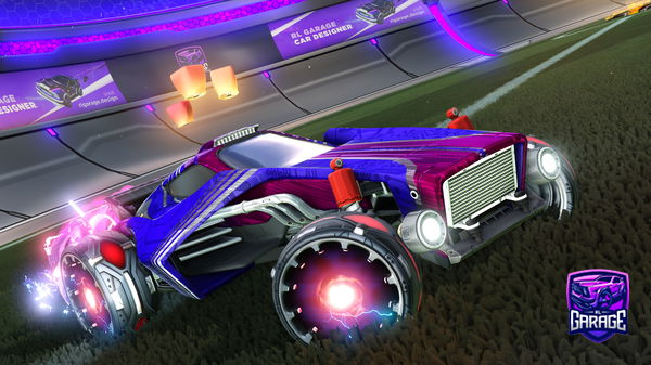 A Rocket League car design from pixl_