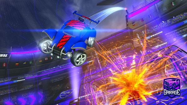 A Rocket League car design from yuksuz-alan