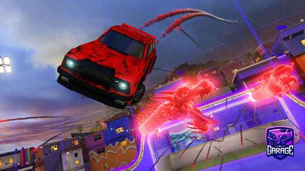 A Rocket League car design from MSN7