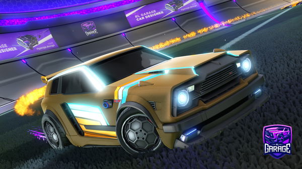 A Rocket League car design from DudeWhot