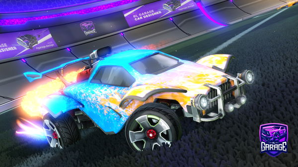 A Rocket League car design from JayPlayz_LoL