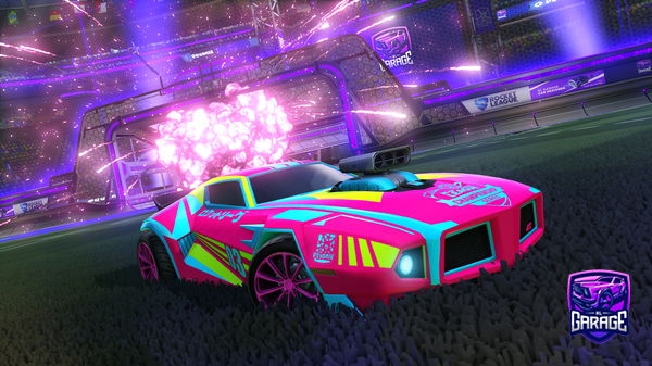 A Rocket League car design from RG09MP