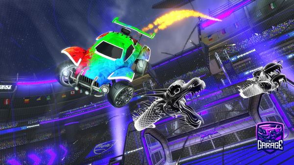 A Rocket League car design from WhiteKing