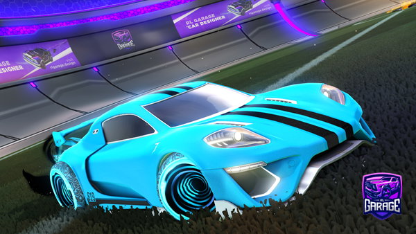 A Rocket League car design from Cayul58