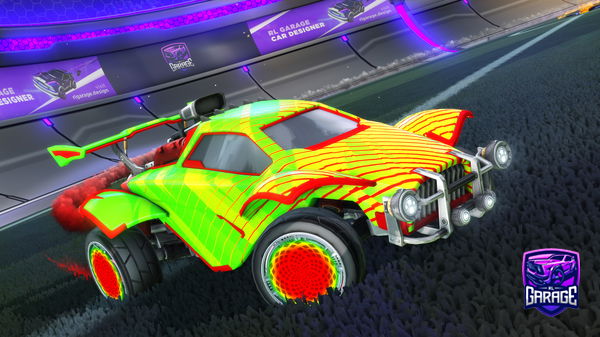 A Rocket League car design from GoFlyers34