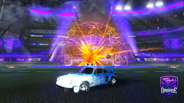 A Rocket League car design from LAZER4070