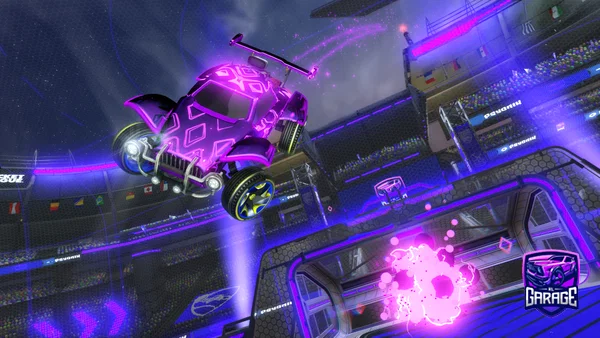 A Rocket League car design from WFC_NOXY