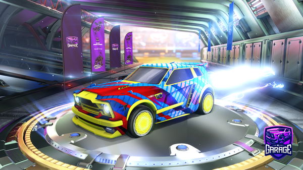 A Rocket League car design from MESSI_THEKING