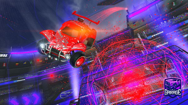 A Rocket League car design from mizu_de