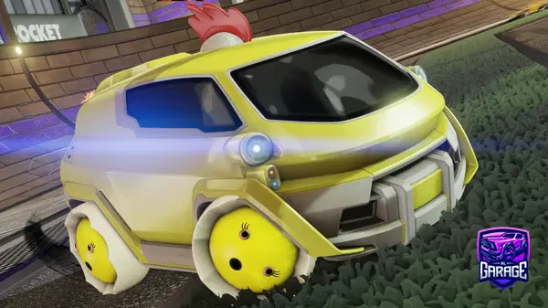 A Rocket League car design from SweatyVatican2000