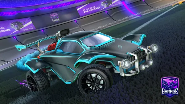 A Rocket League car design from Jordannash555