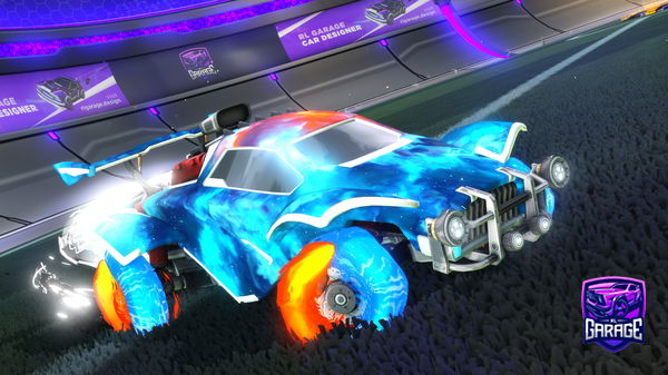 A Rocket League car design from Gabbosplesh