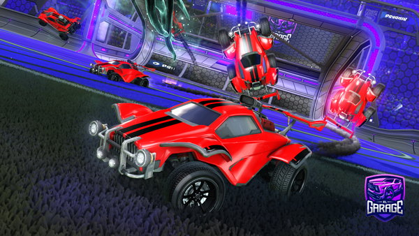 A Rocket League car design from Shadow_BlubX