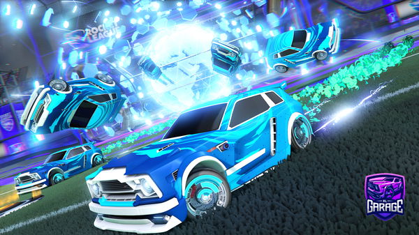 A Rocket League car design from JKray5