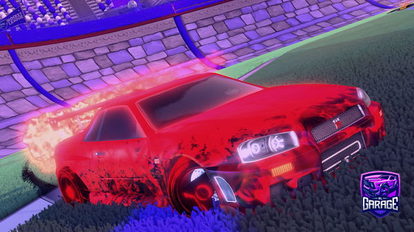 A Rocket League car design from TomLmao11