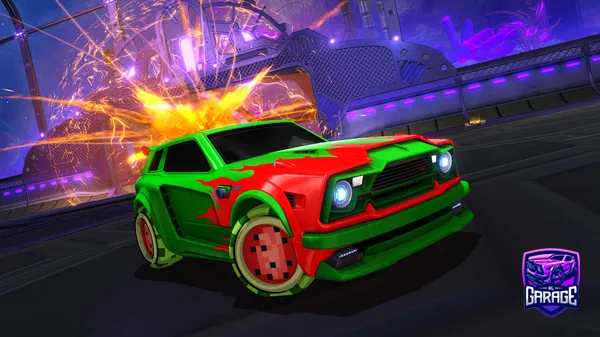 A Rocket League car design from floopdafinn