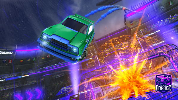 A Rocket League car design from spicy16236