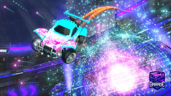 A Rocket League car design from Ianis46w