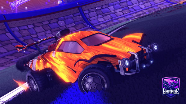 A Rocket League car design from PHXmaritokakeito