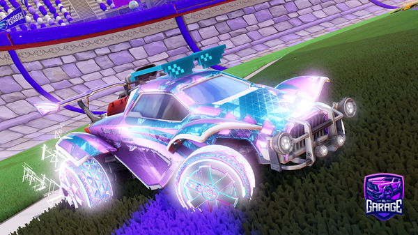 A Rocket League car design from Cat_232477