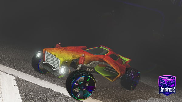 A Rocket League car design from xXbobiwanXx