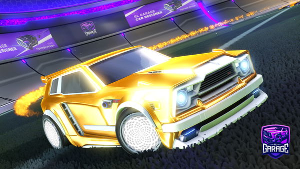 A Rocket League car design from BATTLE_Monkey20