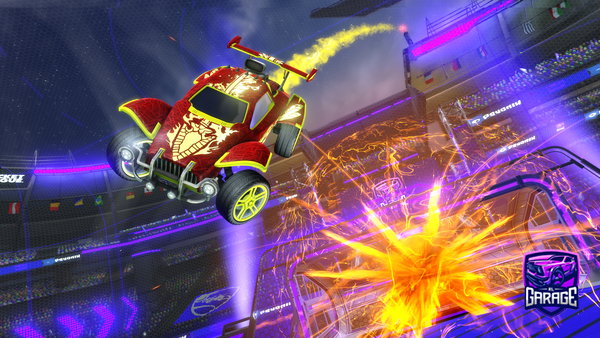 A Rocket League car design from QesArd0